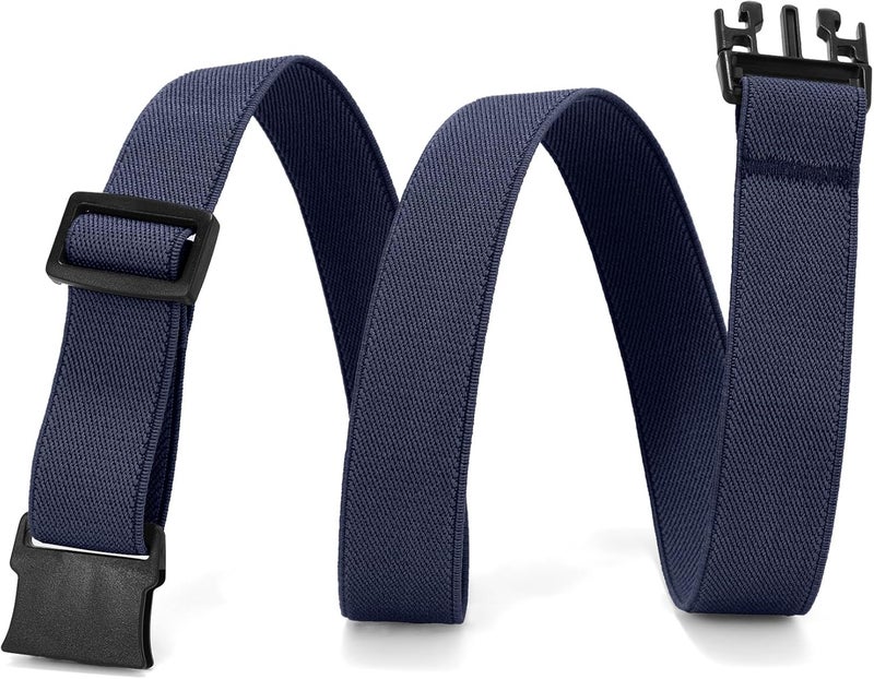 WHIPPY Elastic Kids Belt for Boys Girls - Stretch Invisible Belt with Adjustable Clip Buckle Latch Belts for School Sports - Image 1
